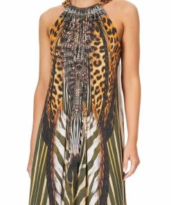 Camilla EBoutique (US) JERSEY DRAWSTRING DRESS NINE LIVES