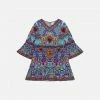 Camilla EBoutique (US) Gift Ideas KIDS A-LINE GATHERED DRESS 4-10 LUCKY CHARMS