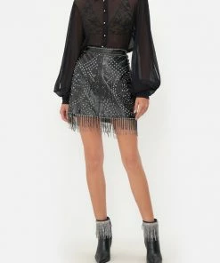 Camilla EBoutique (US) MINI SKIRT LEATHER Clothing