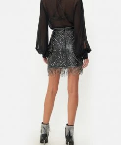 Camilla EBoutique (US) MINI SKIRT LEATHER Clothing