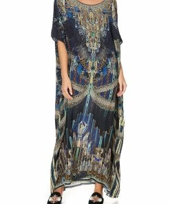 Camilla EBoutique (US) ROUND NECK KAFTAN DRIPPING IN DECO