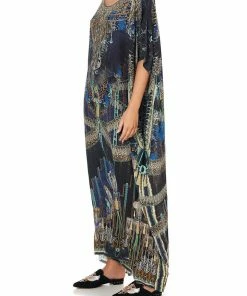 Camilla EBoutique (US) ROUND NECK KAFTAN DRIPPING IN DECO