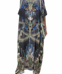 Camilla EBoutique (US) ROUND NECK KAFTAN DRIPPING IN DECO