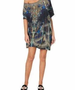 Camilla EBoutique (US) ROUND NECK KAFTAN DRIPPING IN DECO