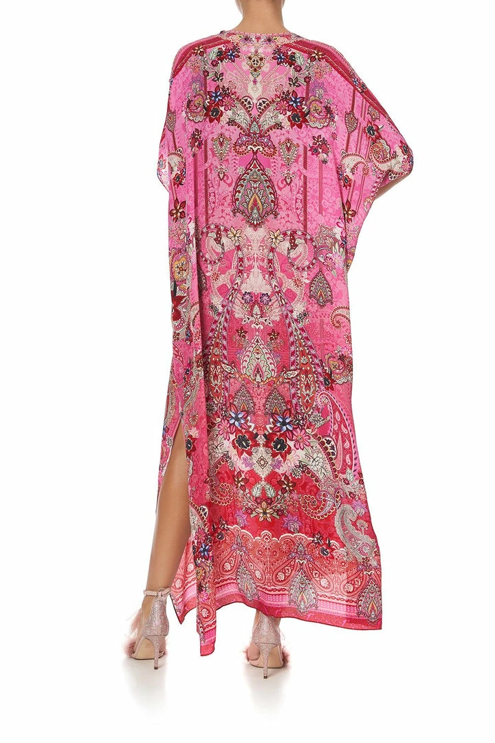 Camilla EBoutique (US) SLIM FIT KAFTAN WITH SPLIT PALISADES PAISLEY