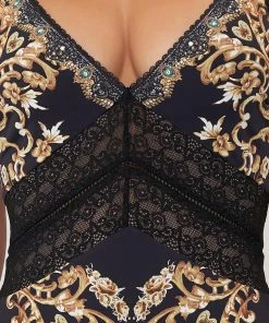 Camilla EBoutique (US) LACE INSERT BODYSUIT DANCE WITH DUENDE