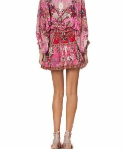 Camilla EBoutique (US) SHORT SHIRRED SKIRT PALISADES PAISLEY Sale Clothing