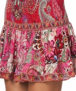 Camilla EBoutique (US) SHORT SHIRRED SKIRT PALISADES PAISLEY Sale Clothing