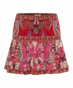 Camilla EBoutique (US) SHORT SHIRRED SKIRT PALISADES PAISLEY Sale Clothing