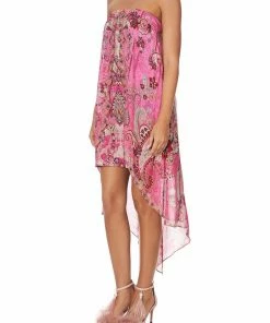 Camilla EBoutique (US) STRAPLESS OVERLAYER DRESS PALISADES PAISLEY Sale Clothing