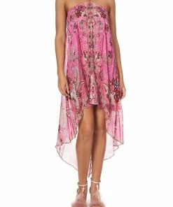 Camilla EBoutique (US) STRAPLESS OVERLAYER DRESS PALISADES PAISLEY Sale Clothing