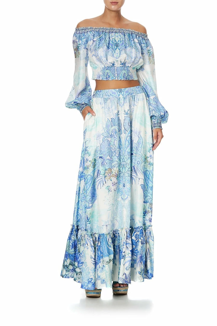 Camilla EBoutique (US) SHIRRED WAIST TOP CALI DREAMING New To Sale