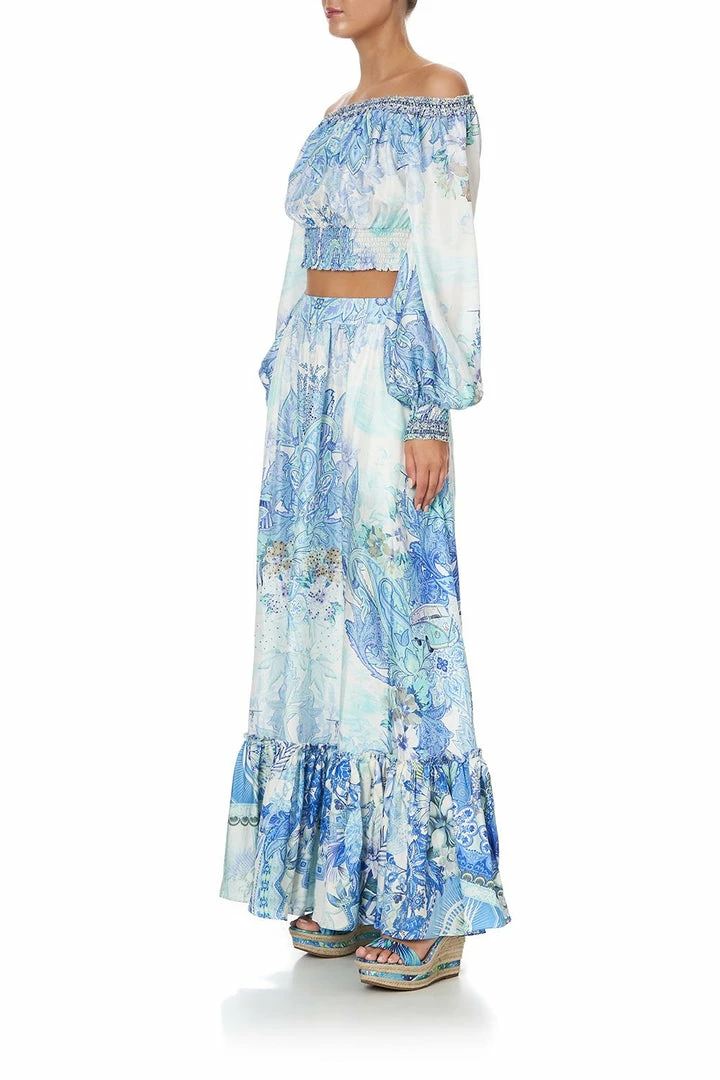 Camilla EBoutique (US) SHIRRED WAIST TOP CALI DREAMING New To Sale