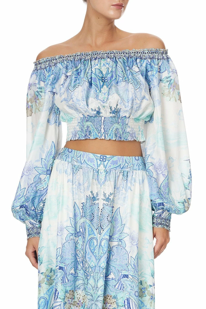 Camilla EBoutique (US) SHIRRED WAIST TOP CALI DREAMING New To Sale