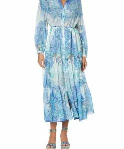 Camilla EBoutique (US) TIERED LONG SHIRT DRESS CALI DREAMING Sale Clothing