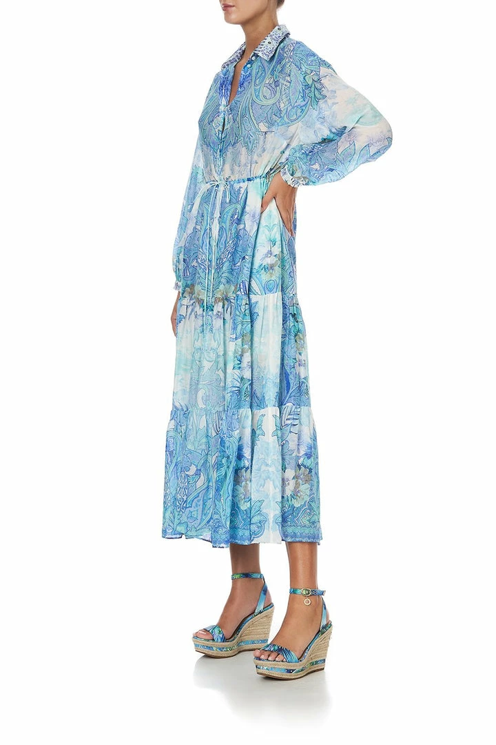 Camilla EBoutique (US) TIERED LONG SHIRT DRESS CALI DREAMING Sale Clothing