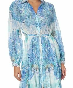 Camilla EBoutique (US) TIERED LONG SHIRT DRESS CALI DREAMING Sale Clothing