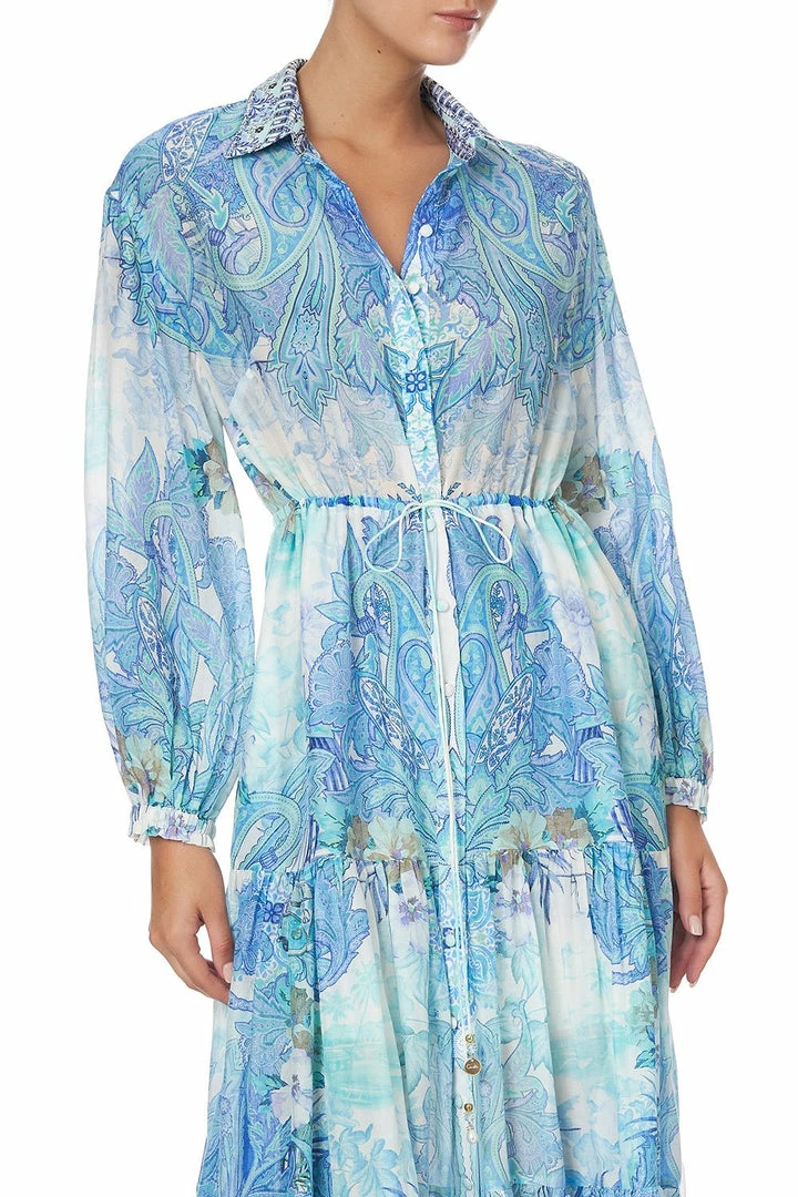 Camilla EBoutique (US) TIERED LONG SHIRT DRESS CALI DREAMING Sale Clothing