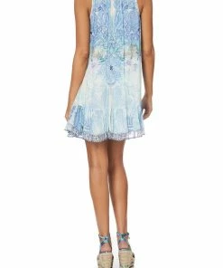 Camilla EBoutique (US) HIGH NECK RUFFLE DRESS CALI DREAMING