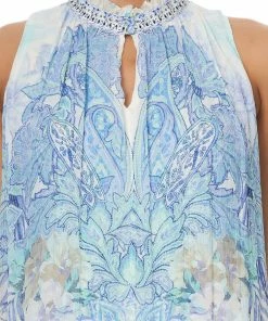 Camilla EBoutique (US) HIGH NECK RUFFLE DRESS CALI DREAMING