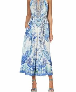 Camilla EBoutique (US) DRAWSTRING NECK JUMPSUIT CALI DREAMING