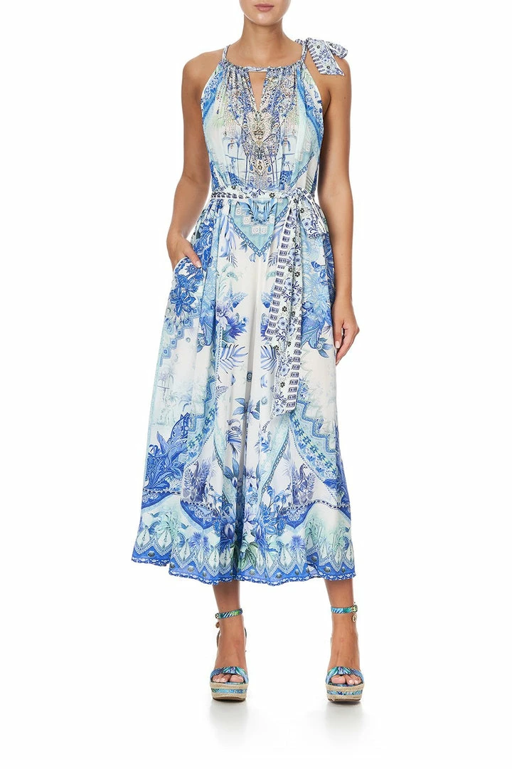 Camilla EBoutique (US) DRAWSTRING NECK JUMPSUIT CALI DREAMING