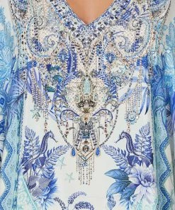 Camilla EBoutique (US) New To Sale SHORT KAFTAN WITH CUFF CALI DREAMING