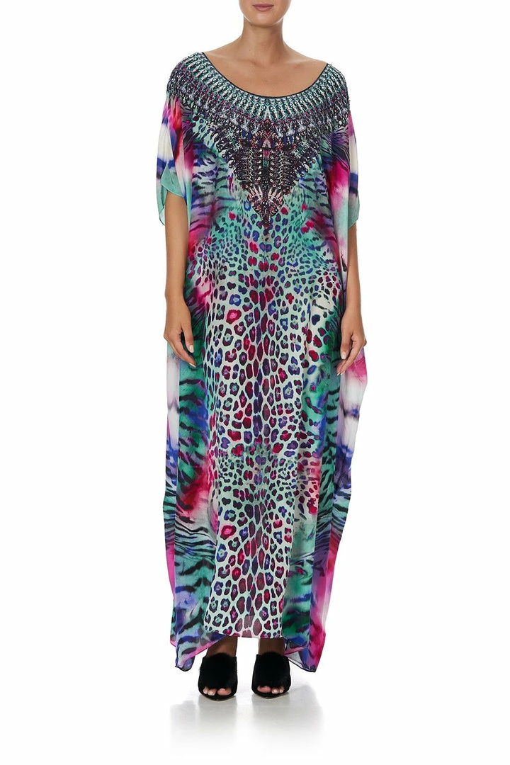 Camilla EBoutique (US) ROUND NECK KAFTAN MIGHTY MEOW