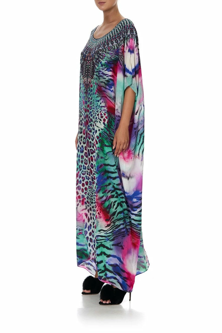 Camilla EBoutique (US) ROUND NECK KAFTAN MIGHTY MEOW