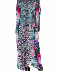 Camilla EBoutique (US) ROUND NECK KAFTAN MIGHTY MEOW