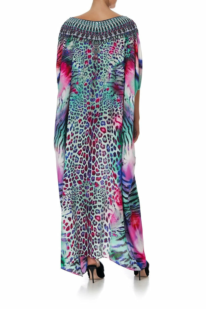 Camilla EBoutique (US) ROUND NECK KAFTAN MIGHTY MEOW