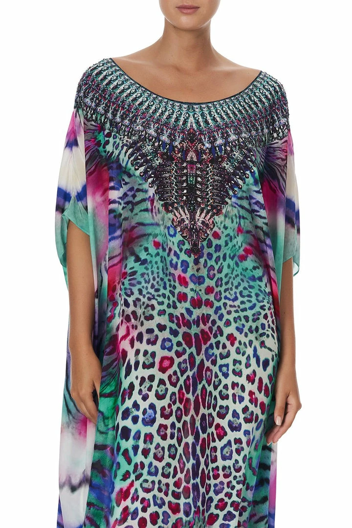 Camilla EBoutique (US) ROUND NECK KAFTAN MIGHTY MEOW