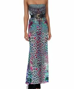 Camilla EBoutique (US) ROUND NECK KAFTAN MIGHTY MEOW