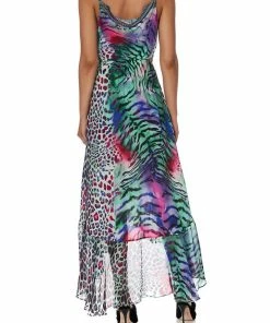 Camilla EBoutique (US) DRAPED FRONT WRAP DRESS MIGHTY MEOW Sale Clothing