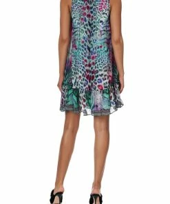 Camilla EBoutique (US) Sale Clothing HIGH NECK RUFFLE DRESS MIGHTY MEOW