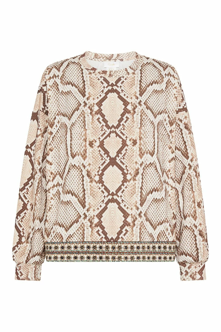 Camilla EBoutique (US) Sale Clothing SHORT RELAXED SWEATER GAZE OF MEDUSA