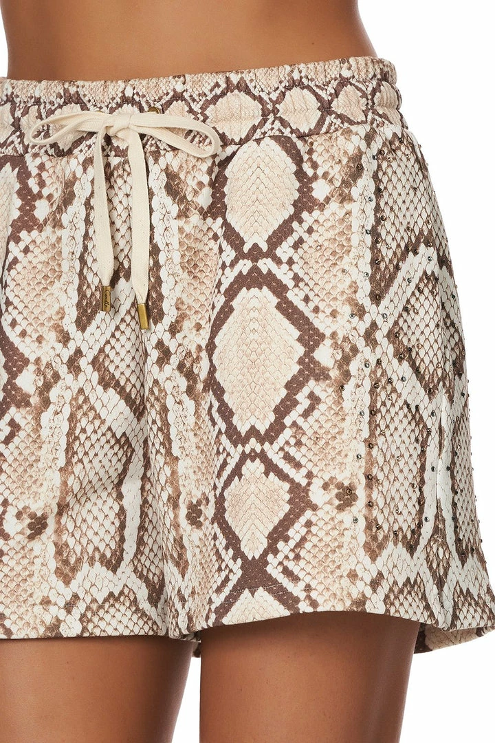 Camilla EBoutique (US) JERSEY TRACK SHORT GAZE OF MEDUSA Sale Activewear & Loungewear