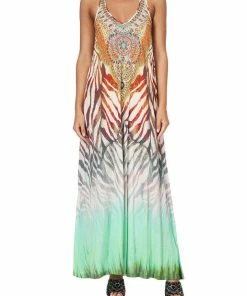 Camilla EBoutique (US) V NECK RACERBACK DRESS SAVANNAH