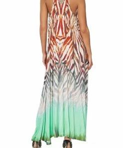 Camilla EBoutique (US) V NECK RACERBACK DRESS SAVANNAH