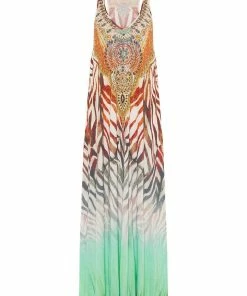 Camilla EBoutique (US) V NECK RACERBACK DRESS SAVANNAH