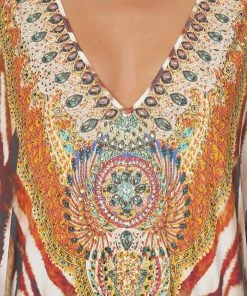 Camilla EBoutique (US) Sale Clothing V NECK BATWING KAFTAN SAVANNAH