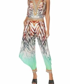 Camilla EBoutique (US) Sale Clothing JERSEY DRAPE PANT WITH POCKET SAVANNAH