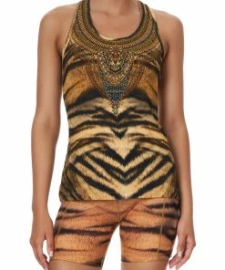 Camilla EBoutique (US) RACER BACK TANK FELINE FINE