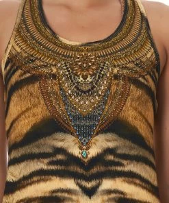 Camilla EBoutique (US) RACER BACK TANK FELINE FINE