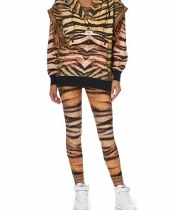 Camilla EBoutique (US) Sale Tops HOODIE WITH FRONT OPENING FELINE FINE
