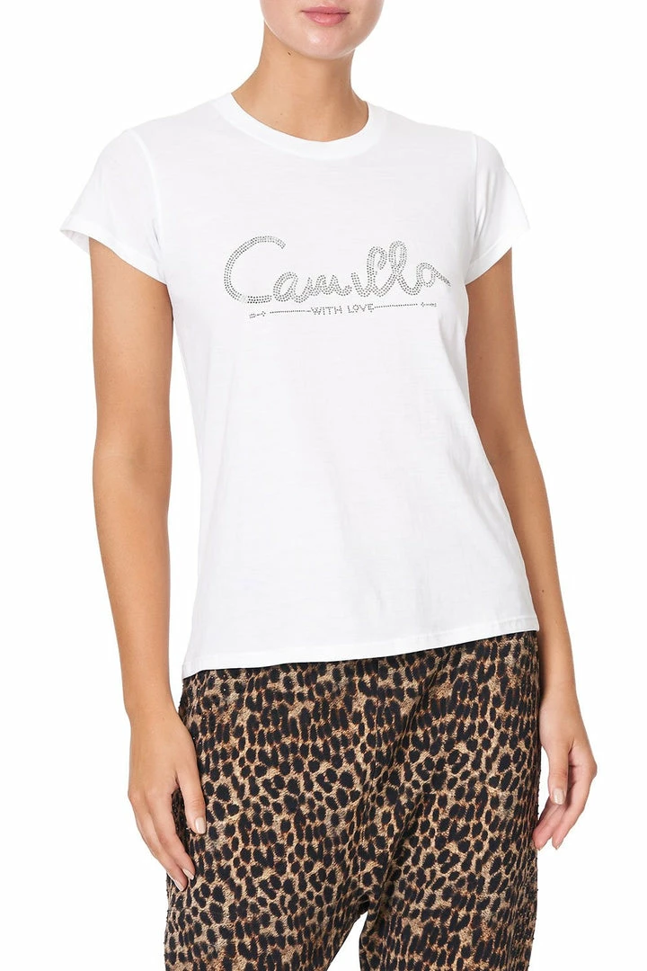 Camilla EBoutique (US) Sale Clothing SLIM FIT ROUND NECK T-SHIRT LOGO CAPSULE