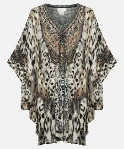 Camilla EBoutique (US) Sale Clothing BAT SLEEVE DRESS SNOW WHISPERS LOUNGE