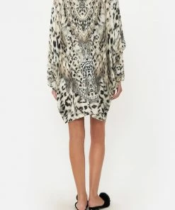 Camilla EBoutique (US) Sale Clothing BAT SLEEVE DRESS SNOW WHISPERS LOUNGE