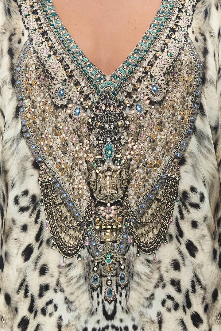 Camilla EBoutique (US) Sale Clothing BAT SLEEVE DRESS SNOW WHISPERS LOUNGE