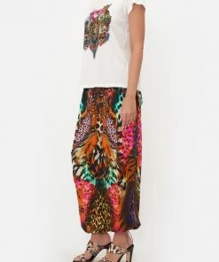 Camilla EBoutique (US) SLIM FIT ROUND NECK T-SHIRT SURREALIST XANADU